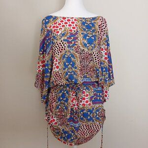 Luli Fama South Beach Dress Swim Coverup Multicolour Size Large